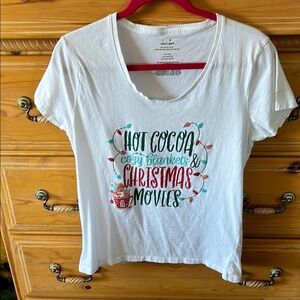 White Christmas Graphic T-Shirt